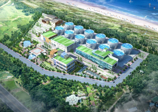 동원산업 '필환경 스마트 육상 연어 양식 단지' 조감도 <동원그룹 제공>